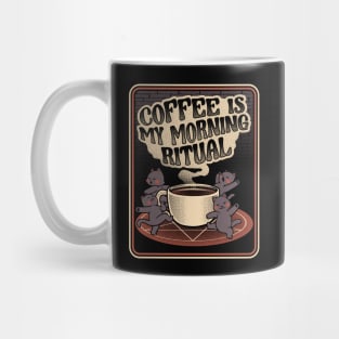 Coffee Morning Ritual Cats by Tobe Fonseca Mug